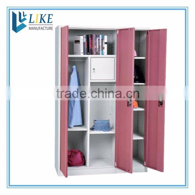 wardrobe locker with 3 doors school use