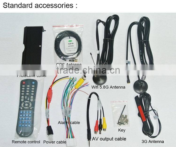 High quality 4 Channel 720P Ahd DVR Kit with 3G WCDMA