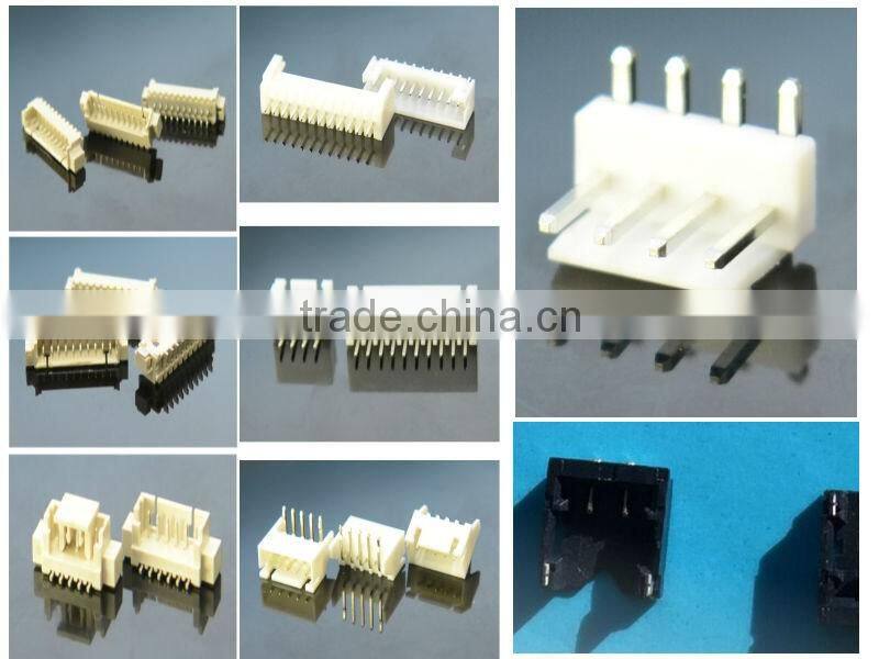 electron component IC VH3.96mm pitch 2p 3p 4p 5p 6p 7p 8p to 15p white SQ pin THT DIP Needle base connector WAFER Connector