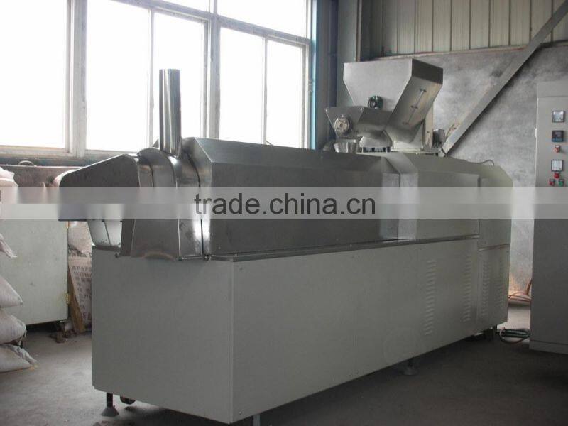 Floating fish feed extruder machine / pre-conditioned extruder / pet food extruder