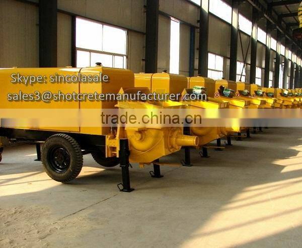 Concrete mixer pump