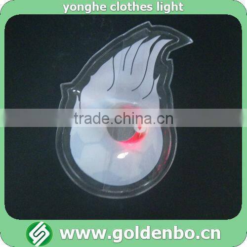 Soccer pattern PVC light for clothing