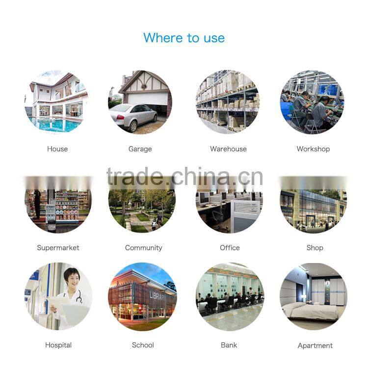 Smart home anti-theft alarm system with app control