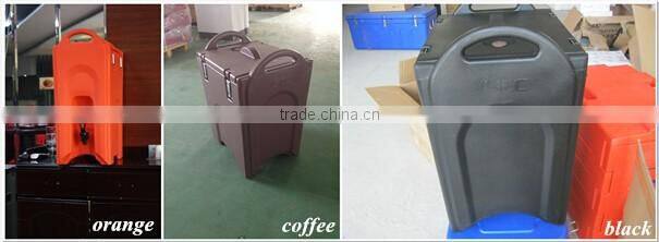 CE, FDA approved spigoted beverage container, insulated ice container for hold hot or cold drinks