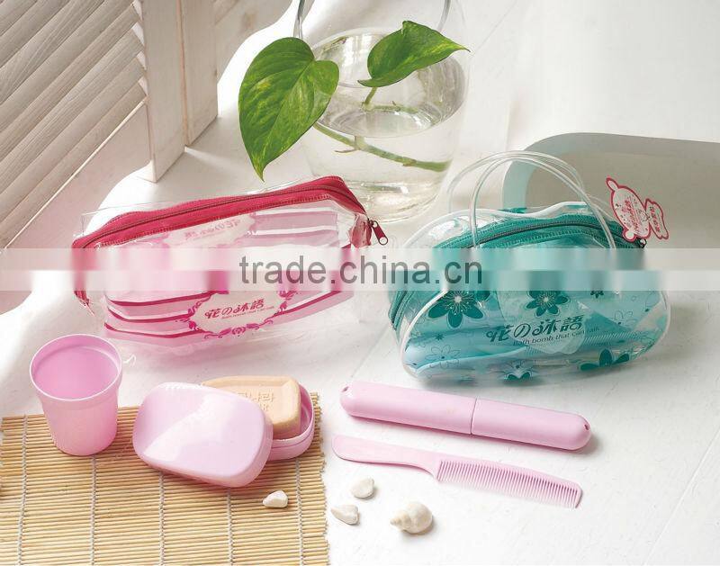 wholesale high grade cosmetic makeup pouch bag,makeup bag with compartment ,promotion item 6825