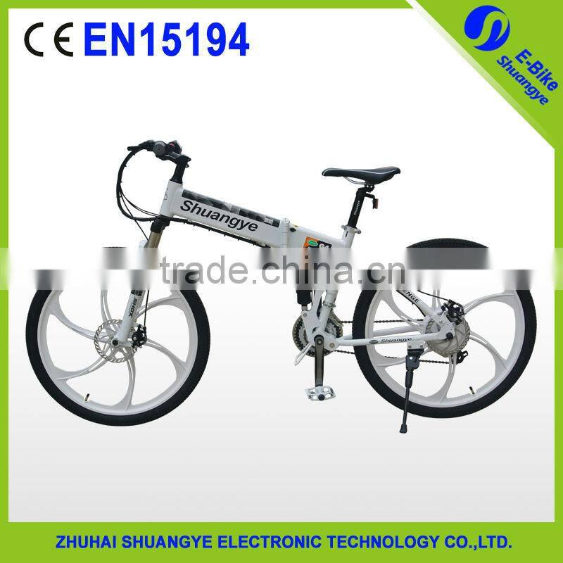 2015 14"36V lightweight foldable electric bike ce factory