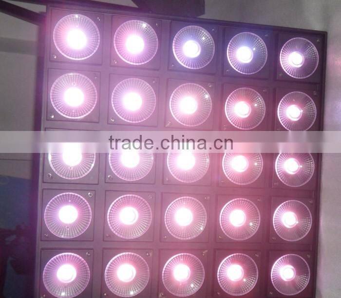 audience light stage panel 25x30w warm white or rgb matrix led blinder