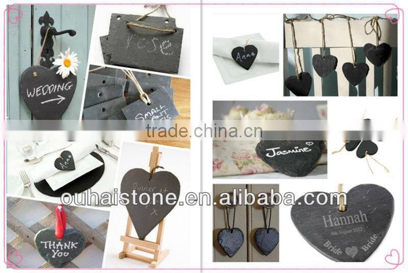 The creative cut edge set of 4 slate stone plant labels wholesale