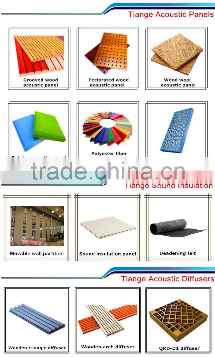 Fabric wall and ceiling acoustic board