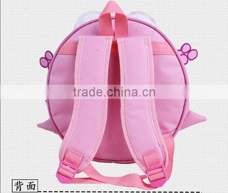2016 hot sell backpack cute frog backpack most popular child's bag