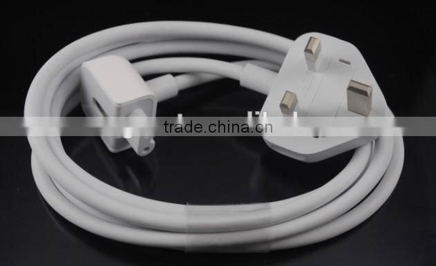 New Version UK Plug Extension Power Cable for Apple Adapter