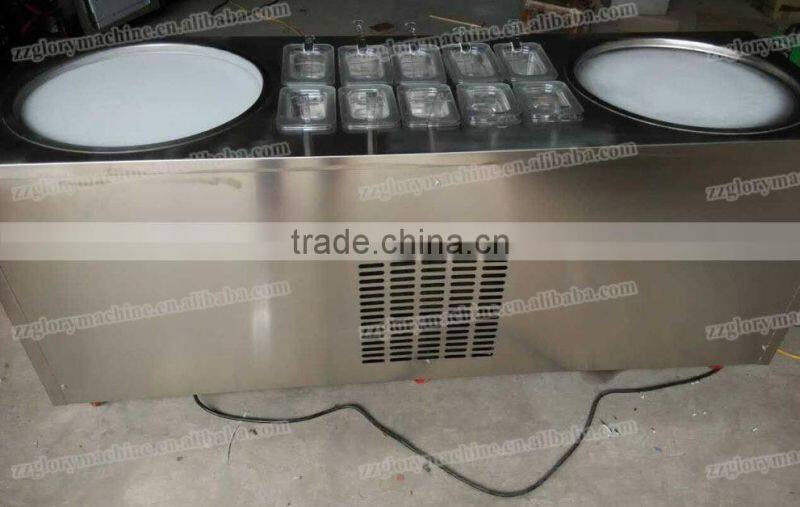Fried Ice Cream Machine/Rolled Ice Cream Machine/Fry Ice Cream Machine