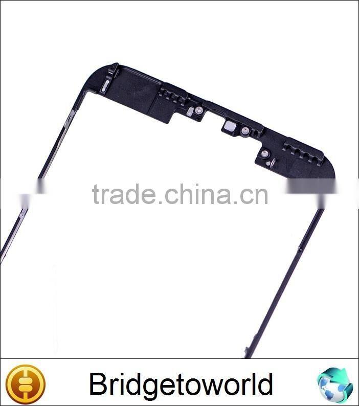Front Bezel with Hot Glue Middle Frame for iPhone 6s Plus 5.5 inch Black White Mid Frame Bezel LCD Supporting Holder