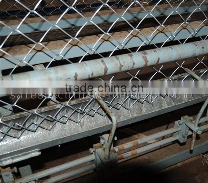 75mmX75mm diamond hole opening pvc coated chain link fencing