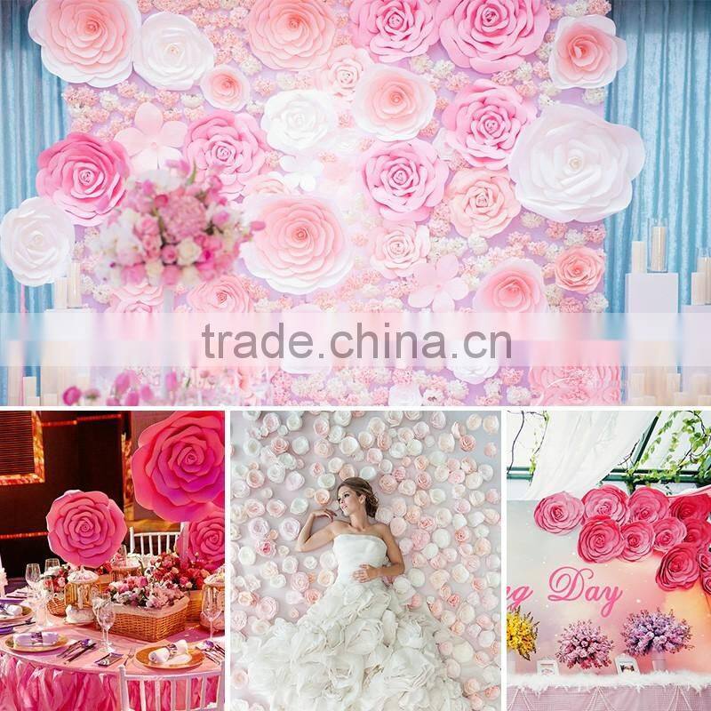 Cardboard Paper Flower For Wedding Party Backdrop Decor