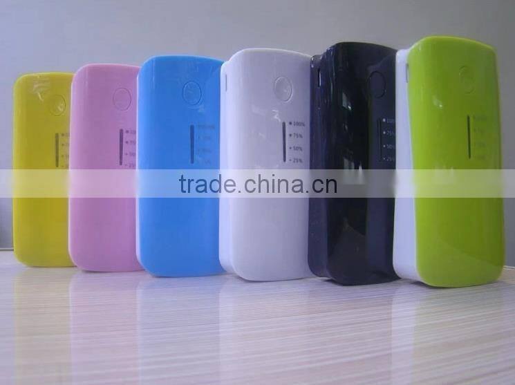 high quality portable power bank fish mouth charger 3000mah 4400mah 5200mah