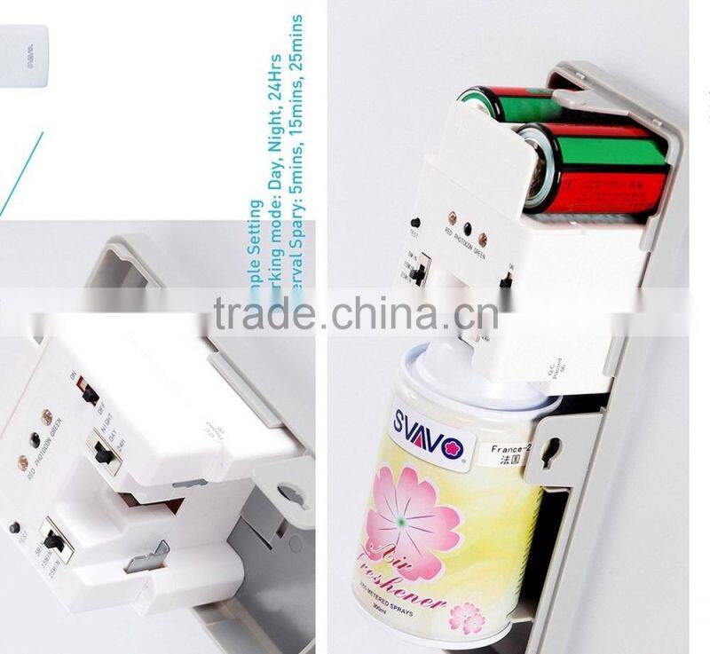 Battery operated toilet Air Freshener Aerosol Auto Perfume Dispenser