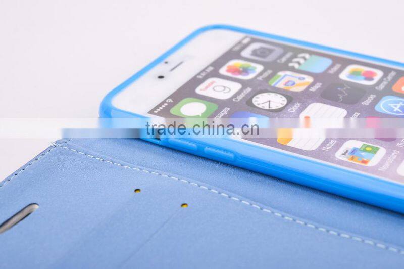 For iPhone 5/5s Frozen Flip Elsa Wallet Case With High Definiton Color Printing