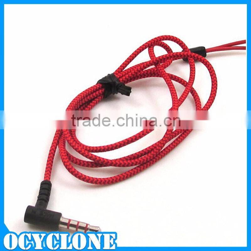 Woven pattern Bundle Earphones for huawei mate 8 mobile phone