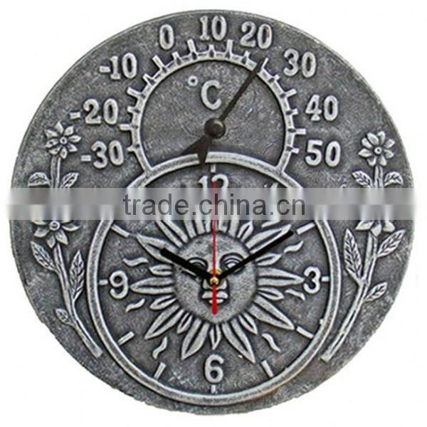2014 slate wall lock quartz clock slate art clock home decorating clock wall clock