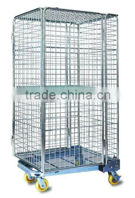 heavy duty industrial roll cage container