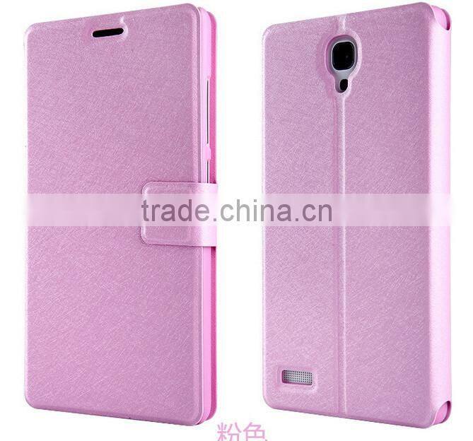 Silk Matte Pattern Wallet Stand Leather Case For XiaoMi Redrice Note 5.5"/Mi 1S/Mi 2/Mi 4/XiaoMi 3/Mi 1 1S