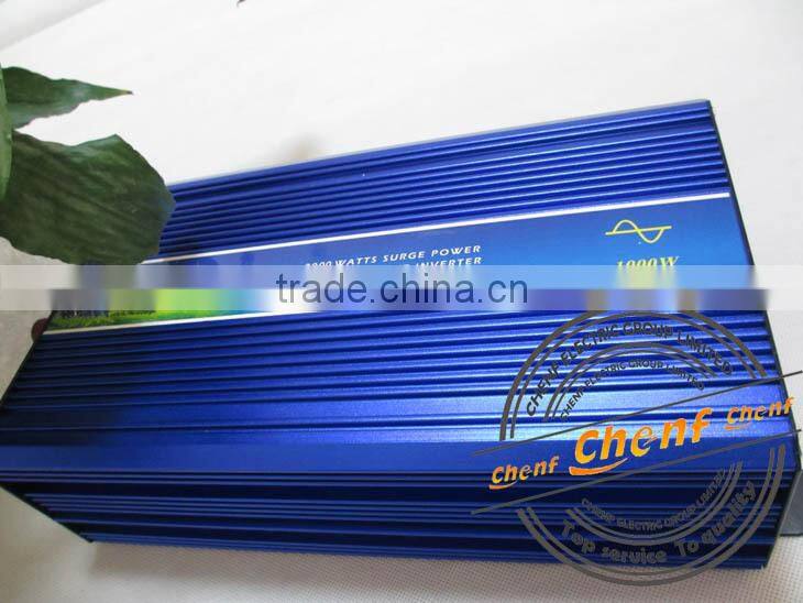 Hot Sales CE ROHS 1000W Dc To Ac 12V 24V 110V 220V 50/60Hz Solar Power Inverter With Battery Charger Pure Sine Wave inverter