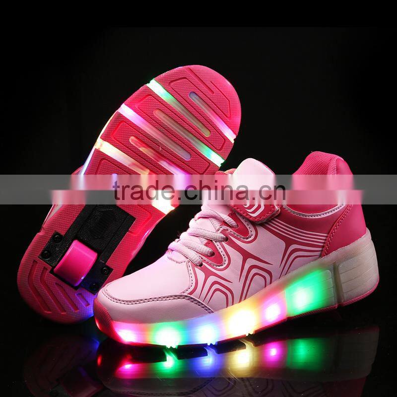 2015 Hot selling shining sport shoes with heel running shoes fashion sport shoes