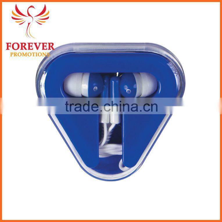 Wholesale Mobile Phone Earphone Earbuds In Triangle Case