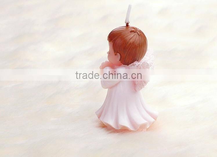 hot cute wings angle candle Christmas gift with gift box