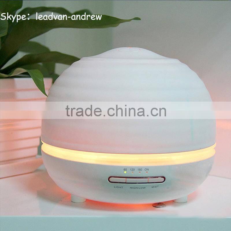 360ml Cool Mist Humidifier Ultrasonic Aroma Essential Oil Diffuser for Office Home Bedroom Living Room Study Yoga Spa