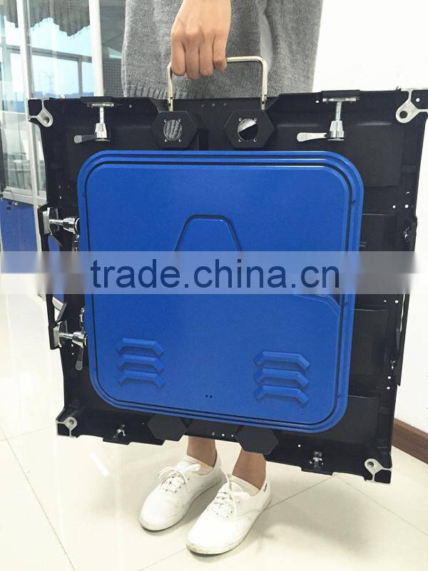 P4 die casting aluminum indoor full color rental led display screen new design cabinet