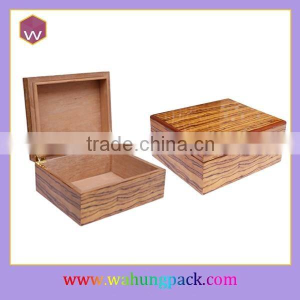 Cuban Solid Wood Humidor Cigar boxes With Empty Interior Design