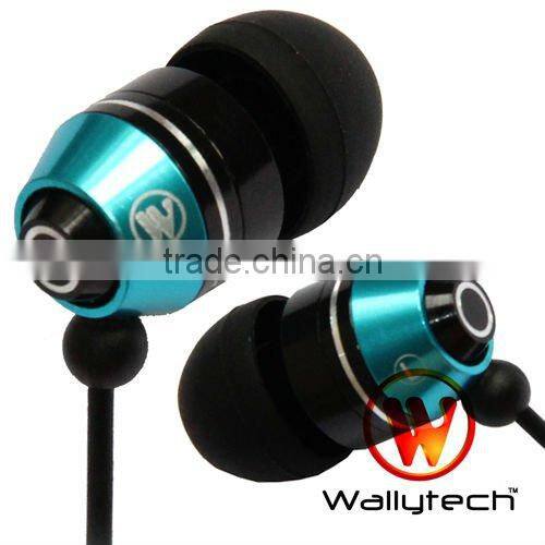 Wallytech Metal stereo sound headset with Mircophone