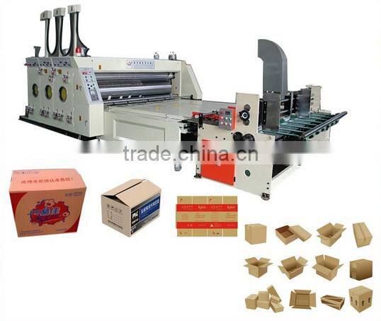 Flexo Printer Slotter Die Cutting Machine For Carton Box