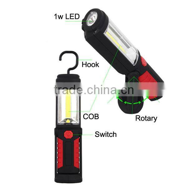 2015 New B73 Strong Magnetic Magnet Outdoor Muitifunction cob led work light