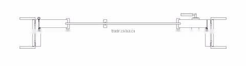 High Quality Almila Walnut Finished Glazed Wooden Door