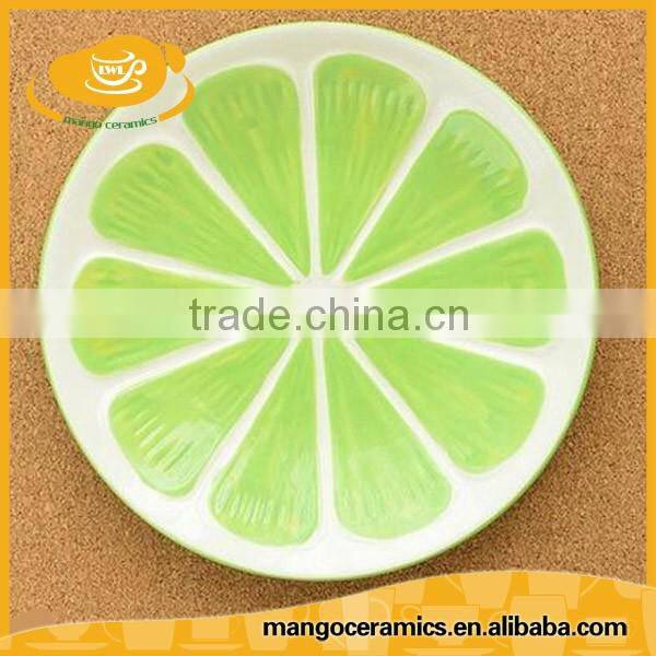Creative hand painted ceramic fruit plate dessert plate