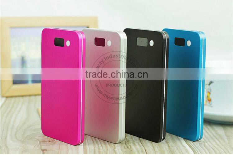 wallet type protable power bank/4000mah power bank for iphone 6, samsung