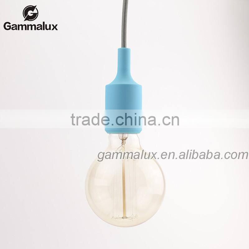 E27 Plastic Lamp Holder Electric Light Socket Lamp Cap E27 Lamp Bases Adapter for Home Indoor Lighting