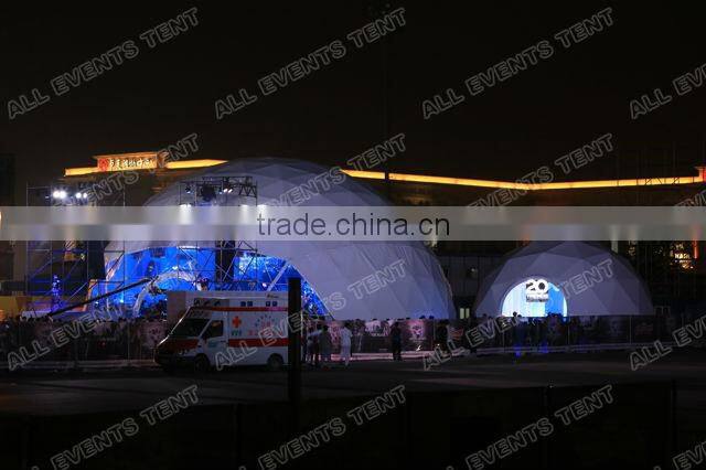 Black PVC Dome tent for Wedding Marquee