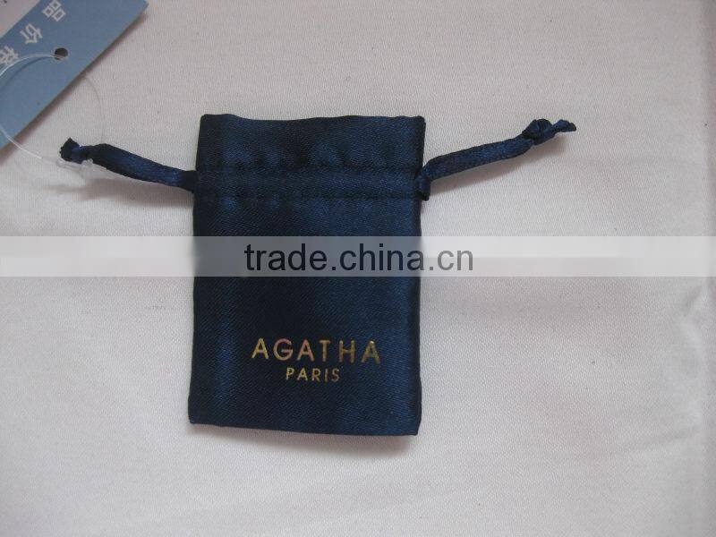 small satin jewelry drawstring pouch bags
