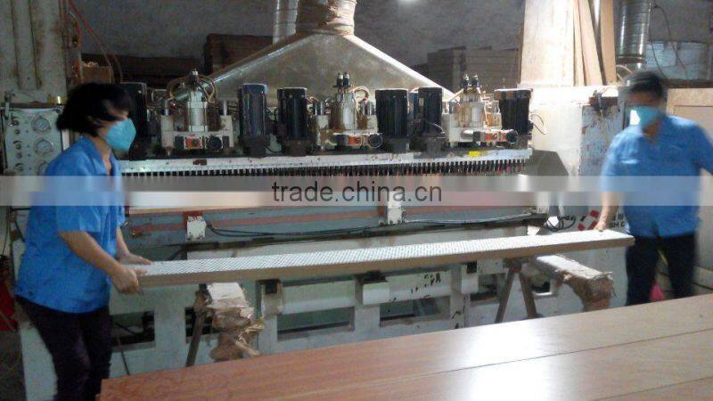 New design and green pvc wooden perforated acoustic plate and panel