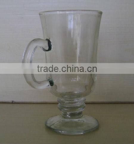 glass cup with character