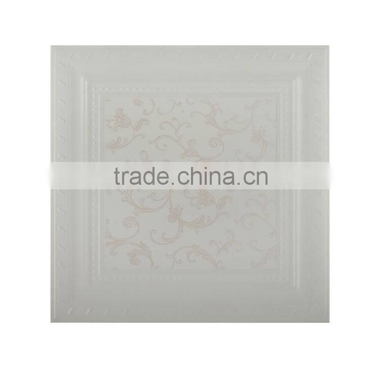 Factory directly wholesale printing fireproof moisture proof aluminum metal integrated garage ceiling panel