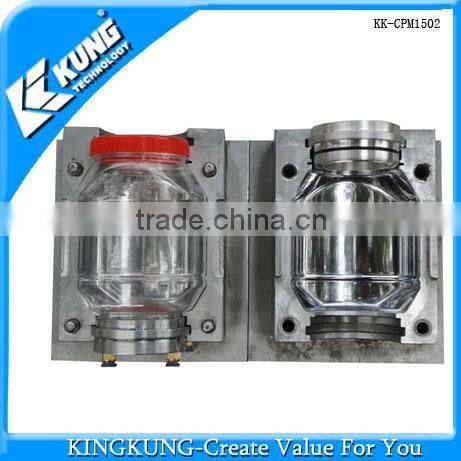 2015 custom various bottle air blowing injection mould/mold for household using