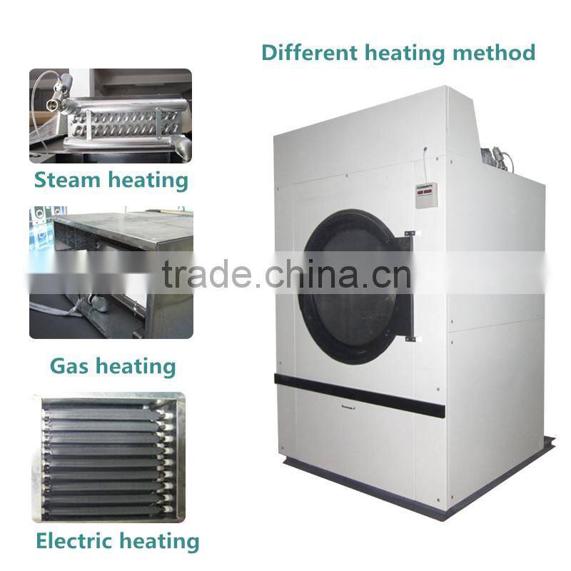 6-120kg automatic electric laundry dryer/ industrial used commercial laundry dryer Gas, LPG, electric, steam heating price