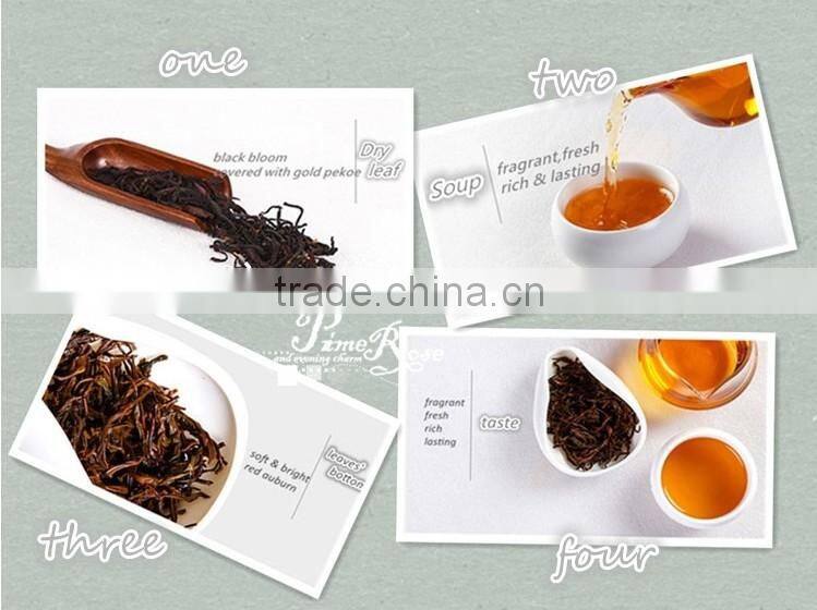 Pollution Free Health Food Drink Organic Black Tea With Beautiful Packing Box