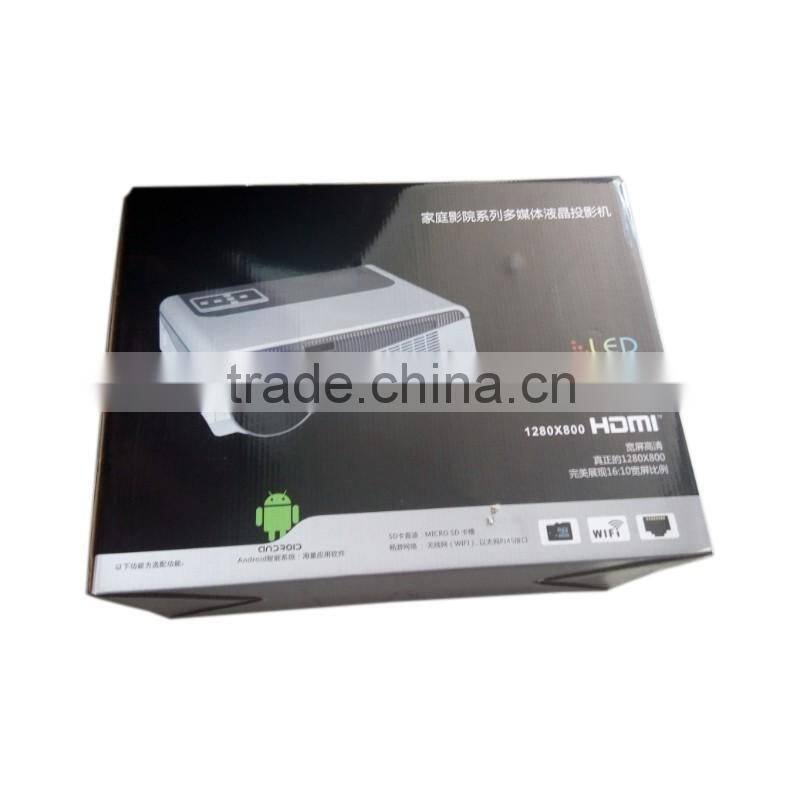 Professional built-in Android 4.2 OS WIFI smart wireless LED 86+ home theater Projector 1080p TV projector beamer