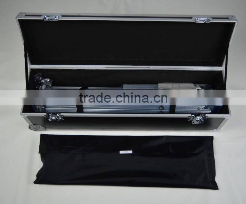 Protable Fold Projection Screen,quick folding screen with flight case (front +rear projection screen fabric)